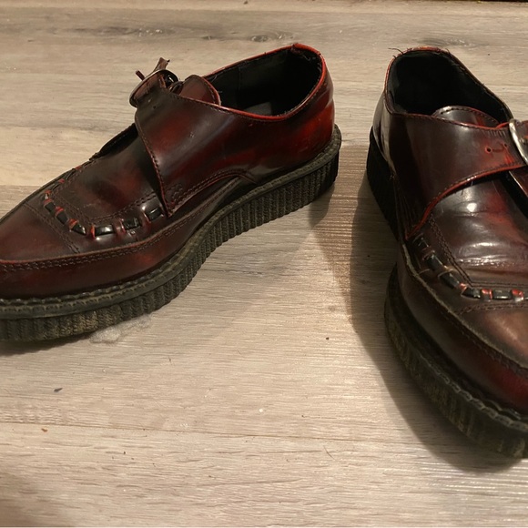 Oxblood female creepers size US 6 - Picture 3 of 6